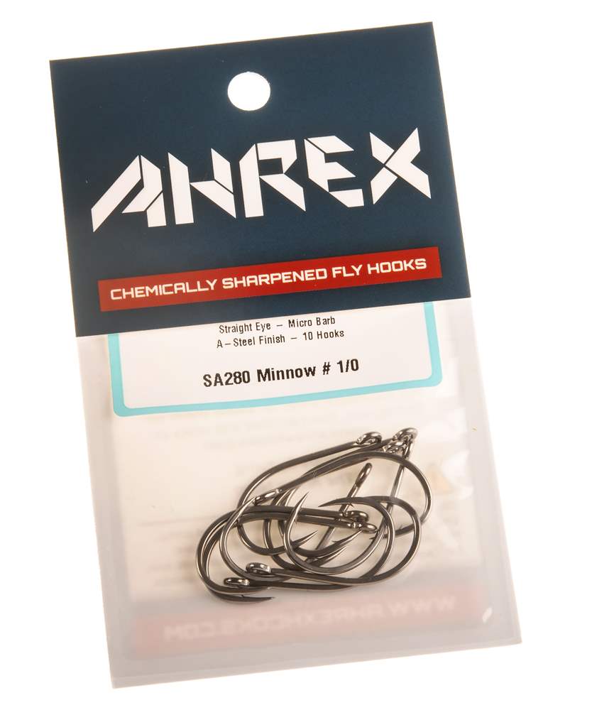 Ahrex Sa280 Sa Minnow #10 Fly Tying Hooks Stainless Steel For Smaller Baitfish Fly Imitations